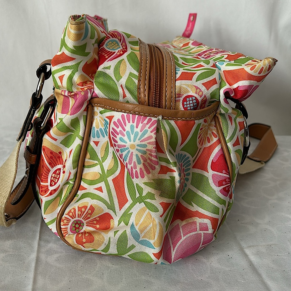 Lily Bloom Super Cute Multicolor Floral Tote Purse Bag πΈπΈ - Picture 3 of 16